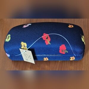 NWT TWIG&ARROW Floral eyeglasses Case 6.5" Tall